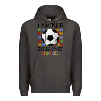 Smoke i kicked 100 days of school Premium Hoodie - MaliasSmallBusiness