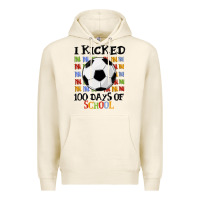 Tofu i kicked 100 days of school Premium Hoodie - MaliasSmallBusiness