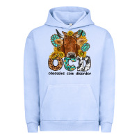 Pigment Grape Ice obsessive cow disorder Urban Hoodie - NancyCooperArtShop