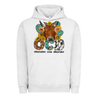 Pigment Lunar Rock obsessive cow disorder Urban Hoodie - NancyCooperArtShop