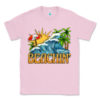 Bubblegum Pink beachin Classic Tee - texasbilliewilder