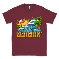 Burgundy beachin Classic Tee - texasbilliewilder
