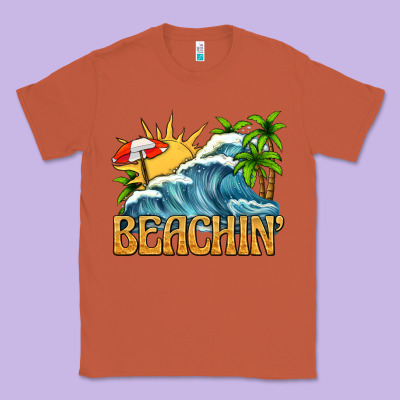 Beachin Classic Tee Designed By Texasbilliewilder
