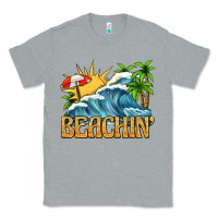 Heather Grey beachin Classic Tee - texasbilliewilder