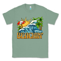 Sage beachin Classic Tee - texasbilliewilder