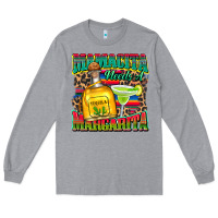 Heather Grey mamacita needs a margarita Long Sleeve Tee - Zillion Design Studio