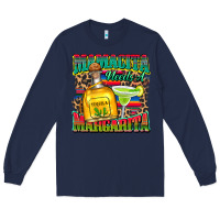 Navy mamacita needs a margarita Long Sleeve Tee - Zillion Design Studio