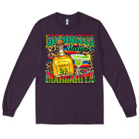 Plum mamacita needs a margarita Long Sleeve Tee - Zillion Design Studio