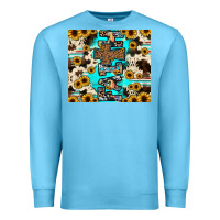Ocean Blue faith Premium Sweatshirt - JahusDesignShop