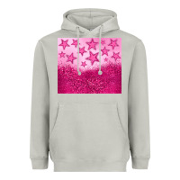 Moon Dust pink glitter star Heavyweight Hoodie - JahusDesignShop