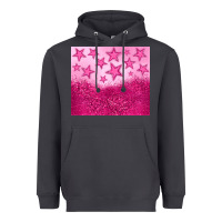Smoke pink glitter star Heavyweight Hoodie - JahusDesignShop