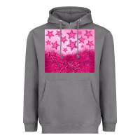 Storm pink glitter star Heavyweight Hoodie - JahusDesignShop