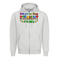 Dove Grey let's get one thing straight i'm not Zipper Hoodie - Zillion Design Studio
