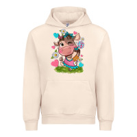 Little Cute Cow Urban Hoodie | Teevron