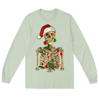 Matcha Christmas Skeleton Long Sleeve Tee - RanaPortraitStore