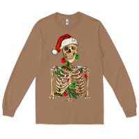 Toasted Coconut Christmas Skeleton Long Sleeve Tee - RanaPortraitStore