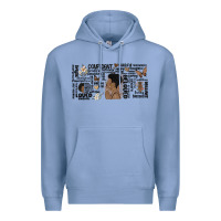Colony Blue black woman confident Premium Hoodie - MaliasSmallBusiness