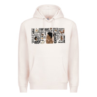 Pale Pink black woman confident Premium Hoodie - MaliasSmallBusiness