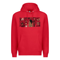 Red black woman confident Premium Hoodie - MaliasSmallBusiness