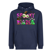 Navy spooky mama Heavyweight Hoodie - AdoDesignShop