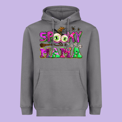 Spooky Mama Heavyweight Hoodie Designed By Adodesignshop