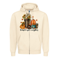 Sandshell pumpkin spice everything Zipper Hoodie - RanaPortraitStore
