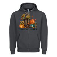 Smoke pumpkin spice everything Zipper Hoodie - RanaPortraitStore