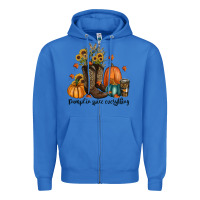 True Royal pumpkin spice everything Zipper Hoodie - RanaPortraitStore
