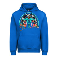 Cobalt nurse rainbow Urban Hoodie - NancyCooperArtShop