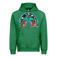 Emerald nurse rainbow Urban Hoodie - NancyCooperArtShop