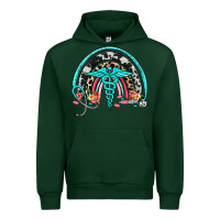 Forest Green nurse rainbow Urban Hoodie - NancyCooperArtShop
