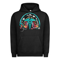 Pigment Black nurse rainbow Urban Hoodie - NancyCooperArtShop