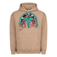 Pigment Burro nurse rainbow Urban Hoodie - NancyCooperArtShop