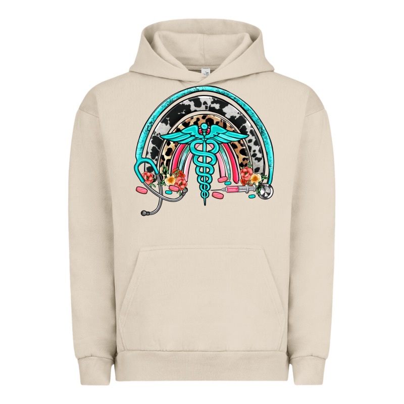 Nurse Rainbow Urban Hoodie by NancyCooperArtShop | Teevron