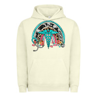 Pigment Pistachio nurse rainbow Urban Hoodie - NancyCooperArtShop