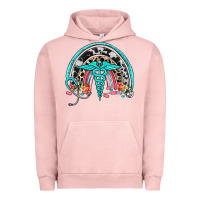 Pigment Salmon nurse rainbow Urban Hoodie - NancyCooperArtShop