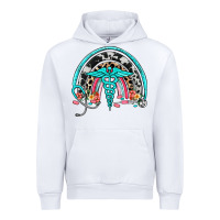 White nurse rainbow Urban Hoodie - NancyCooperArtShop