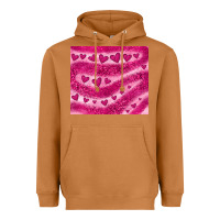 Meerkat pink glitter heart Heavyweight Hoodie - JahusDesignShop