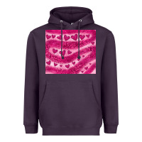 Plum pink glitter heart Heavyweight Hoodie - JahusDesignShop