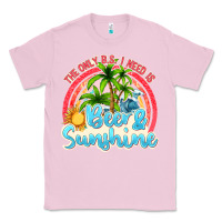Bubblegum Pink beer and sunshine Classic Tee - texasbilliewilder