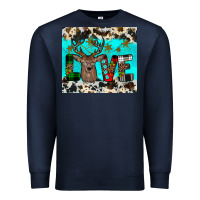 Navy christmas love Premium Sweatshirt - JahusDesignShop