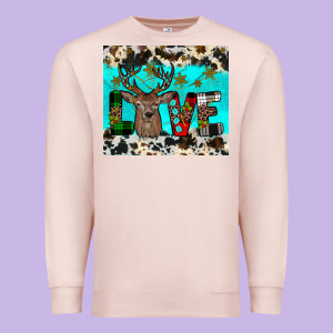Christmas Love Premium Sweatshirt Designed By Jahusdesignshop