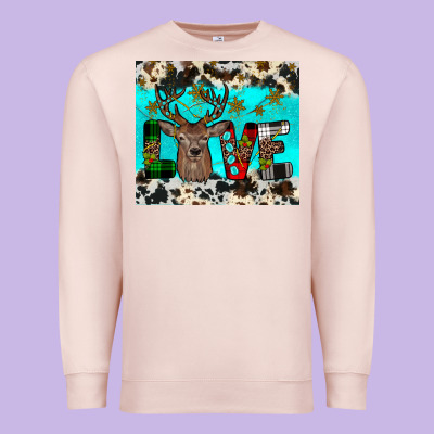 Christmas Love Premium Sweatshirt Designed By Jahusdesignshop