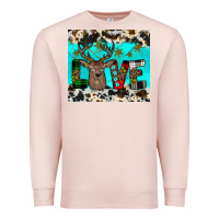 Pale Pink christmas love Premium Sweatshirt - JahusDesignShop