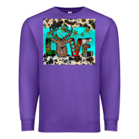 Purple christmas love Premium Sweatshirt - JahusDesignShop