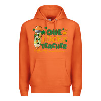 Carrot one lucky teacher Premium Hoodie - MaliasSmallBusiness