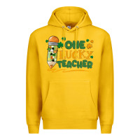 Lemon one lucky teacher Premium Hoodie - MaliasSmallBusiness