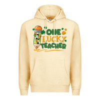 Pina Colada one lucky teacher Premium Hoodie - MaliasSmallBusiness