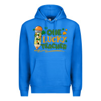 True Royal one lucky teacher Premium Hoodie - MaliasSmallBusiness