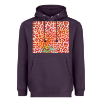 Plum orange leopard glitter Heavyweight Hoodie - JahusDesignShop